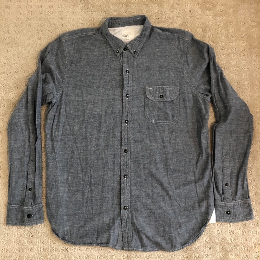 Mills Supply Blue Dress Shirt